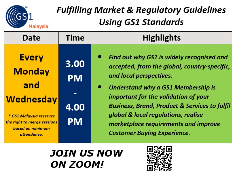 Fulfilling Market & Regulatory Guidelines using GS1 Standards